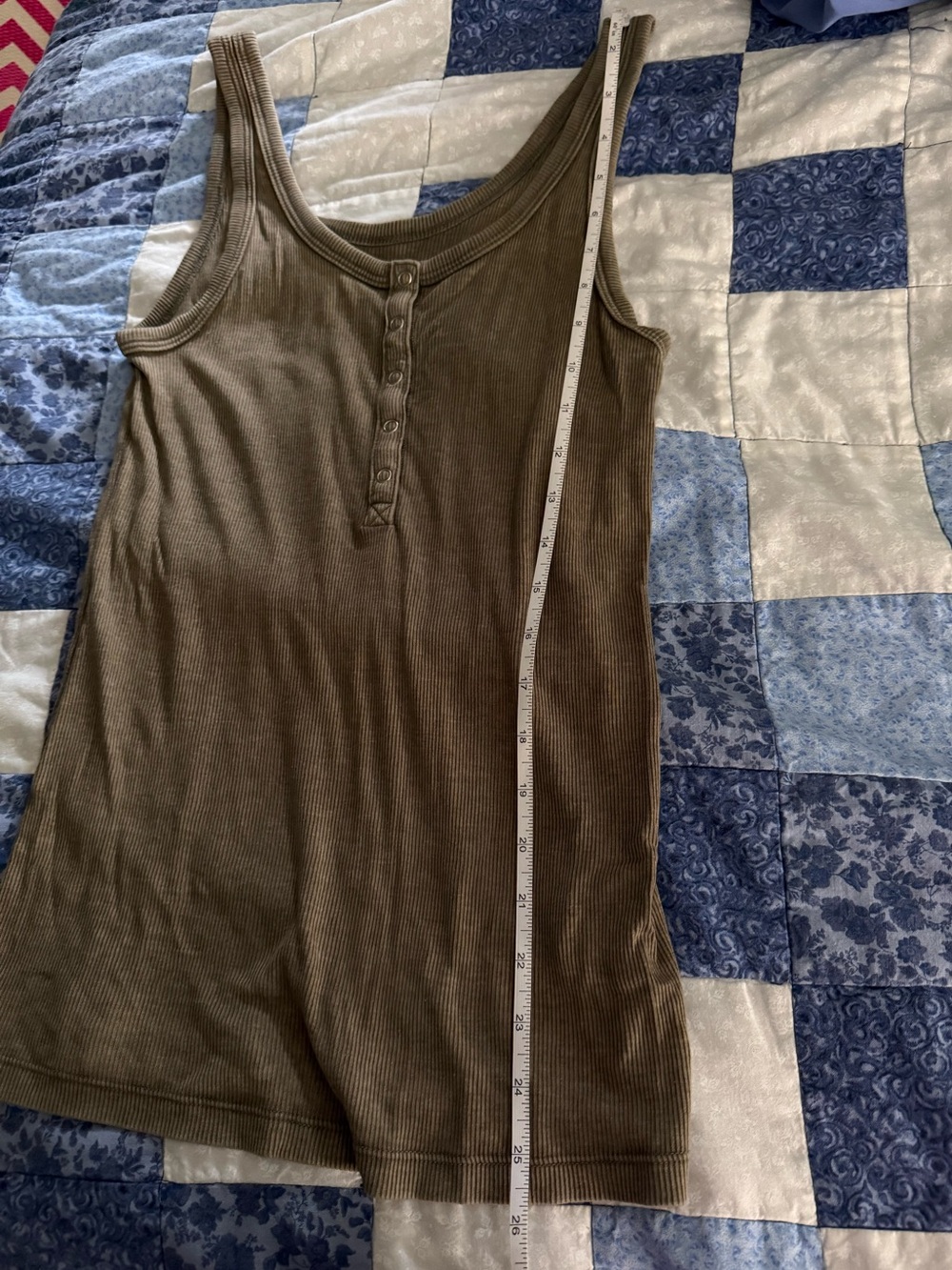 Aerie Olive Green Tank - Picture 7 of 7